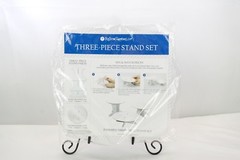 Three Piece Dessert Stand Set White TF