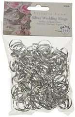 Scroll Pattern Wedding Ring – Silver – 3/4 inches – 144 pieces – Big Value Favor