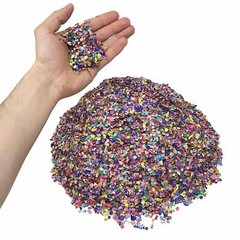 1.20 pounds (540 Grams) of Colorful Mexican Confetti Paper Flake