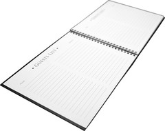 Hardcover Guestbook 1,260 Entries Charcoal 10 X 8 Inches,