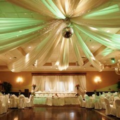 Stainless Steel 24″ Ceiling Draping Hoop Ring Hardware Kit Wedding Decorations