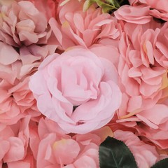 12 Pcs Pink Flower Wall Panels Roses Hydrangeas for Wedding & Party Decor USA