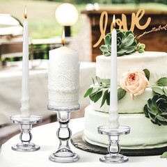 Classic Unity Candles & Glass Holders Set – Perfect for Weddings & Celebrations