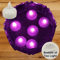 36 Flameless Floating LED tealight Candle Battery operated Pink tea lights