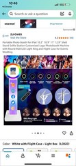 Ipad Photo Booth Portable Photo Booth Machine for ipad APP Control Flight Case