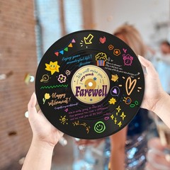 Farewell Guest Book Alternatives Signature Vinyl Record Decorations，Going Awa…