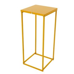 3Pcs Gold Rectangular Stands Wedding Aisle Centerpiece Decor Iron Flower Stand