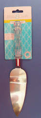 Blake & Croft Cake Server Stainless Steel. Crystal Look Handle #G258970 NEW