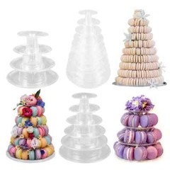 Macaron Display Stand Cupcake Tower Rack Cupcake Stand Cake Stand Pvc Tray New