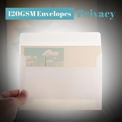 50 Pack 4×6 Envelopes, Cream White A4 (4.25 x 6.25 in),