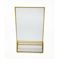 NIUBEE 6 Pack 4×6 Gold Acrylic Table Sign Holders