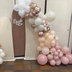 Dusty Pink Balloons, 60Pcs Pastel Light Pink and 12 inch 60pcs Pink White Gold