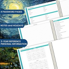 2026 Monthly Planner – 2026 Planner, Monthly Calendar 2026, Jan. Oil Painting