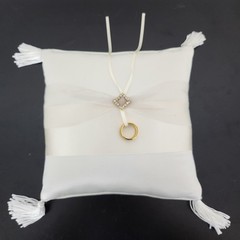 Ring Bearer Pillow Cream Color and Satin