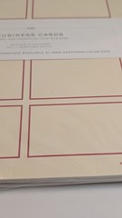 Lot of 2 Gartner Studios Red Border Printable Business Cards 250 Count Each New
