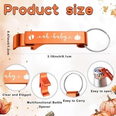 Vesici Sets 50 Sets Baby Shower Favors 1.5 oz Stainless Steel Shot 25 Orange