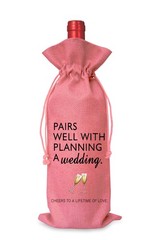 Tesedupoole Wine Bag Wedding Gift for Mr and Mrs – 1 Count (Pack of 1), Pink