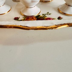 Royal Albert Old Country Roses Egg Cups – Set of 6 Bone China