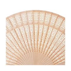 Sepwedd Set of 50pcs Sandalwood Fan Baby Shower Gifts Favors with Gift Bags a…