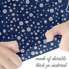 Denim and Diamonds Party Supplies Tablecloths 2PCS Denim Theme Party