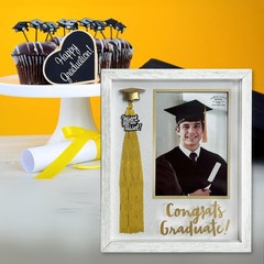 Tassel Graduation Picture Frame – 5×7 Graduation Photo Frame w/Tassel Holder …