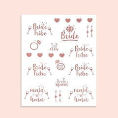 WHITE ROSE GOLD Bridal Shower Decoration Set BACHELORETTE Supplies Kit Events