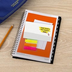 Planner Weekly & Monthly Half Letter (5.5 x 8.5 inches) Black 2026-2027