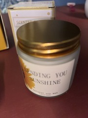 Hello Sunshine Gift Box Wine Candle Socks Necklace Keychain Mirror Cosmetic