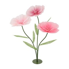 Pink Wedding Artificial Flower Decoration Stand With Base For Wedding Birthday