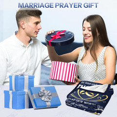 Wedding Gifts for Couples 50″x60″ Marriage Prayer Blanket Bride Gifts | Marriage