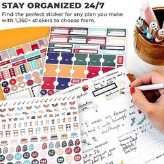 Planner Stickers – Monthly, Weekly & Daily Unique Planner Stickers Value Pack