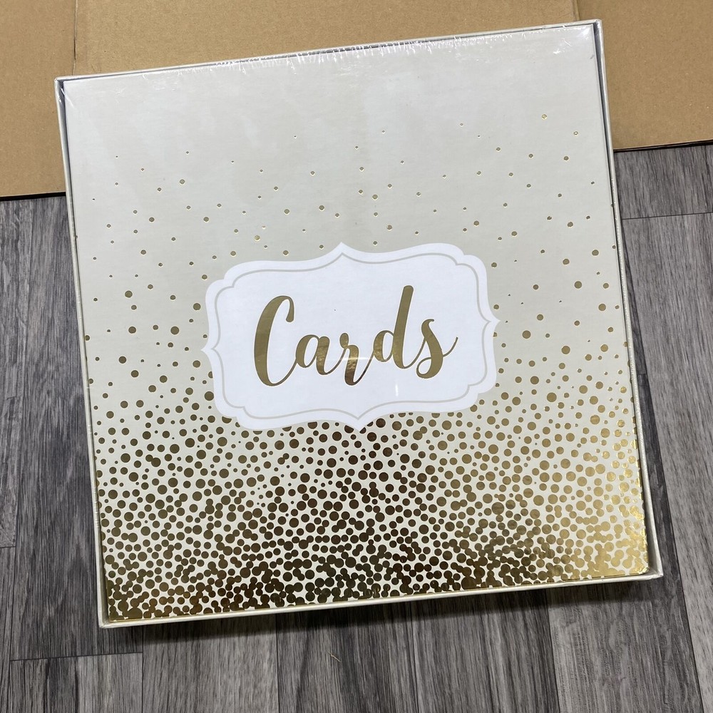«NEW» HALLMARK Elegant Card Any Occasion Receiving Box 10″X10 «X10»