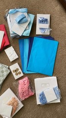650+ pc Stationery Bundle Lot Wedding Gift Bags Tissue Wax Stickers Bows Markers