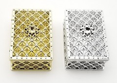 12 Rectangular plastic trinket candy box party special event favors 3″x2″x1.25″