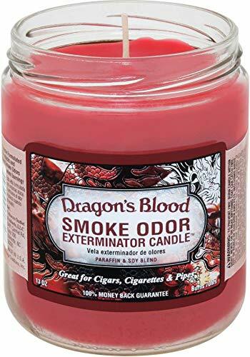 Smoke Odor Exterminator 13oz Jar Candle, Dragon’s Blood, 13 oz (12 Pack)