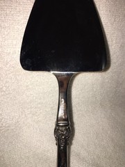 Wallace Baroque Silverplated Bridal Cake Server Fancy & Floral – Mint!