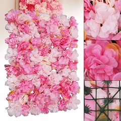 Flower Wall Fake Panel Party Artificial Wedding Decor Hydrangea Flower Wall NEW