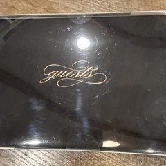 Celebrate Wedding Guest Book 9.5”x7”Gold Foil Hardcover Sign-in Album W/Gold Pen