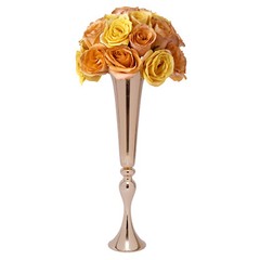 6 Pcs Wedding Centerpieces Vase European Vase Versatile Metal Props 22.2″ Height