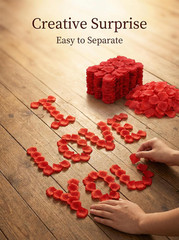 1000 Pcs Artificial Fake Rose Petals,Flower Petals for Romantic Night, Engagemen