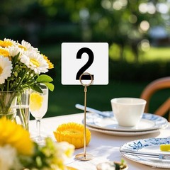 100 Pcs Double-Sided Table Number Cards 1-100, 4×3.7 Inch Signs for Weddings & E