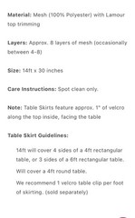 Sweetheart Table Linen Set – White Underskirt + Layered Tulle Skirt
