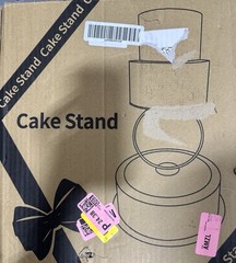 Gold Metal Cake Stand 8in Dessert Pedestal Wedding Party Display Stand