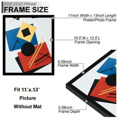 4×6 Picture Frame Collage, Display 5 4×6 Picture Collage or 11×13 Photo Only …