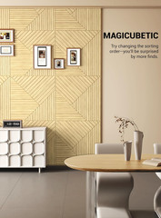 6 Pack Acoustical Wall Panels, UV Wood Texture Art for Home & Office Decor