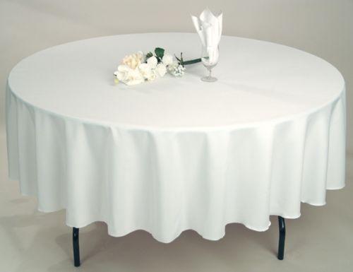 25 PACKS 60″ inch ROUND Tablecloth Polyester WEDDING PARTY Cover 21 COLORS USA