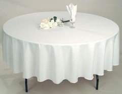 25 PACKS 60″ inch ROUND Tablecloth Polyester WEDDING PARTY Cover 21 COLORS USA
