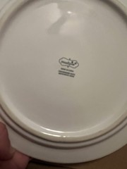Mud Pie Mr & Mrs Cake Plate 5 Pc Set Wedding Tasting Bride And Groom NIB
