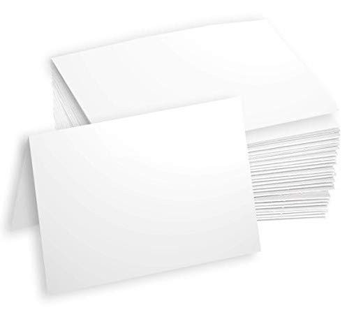 Hamilco White Cardstock Paper for A2 100 Cards Only (Bright), Bright
