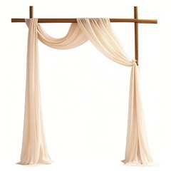 1Panel Wedding Arch Draping Fabric 20FT Chiffon Curtains for Backdrop Ceremony